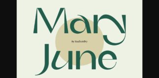 Mary June Font Poster 1