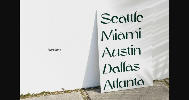 Mary June Font Poster 7