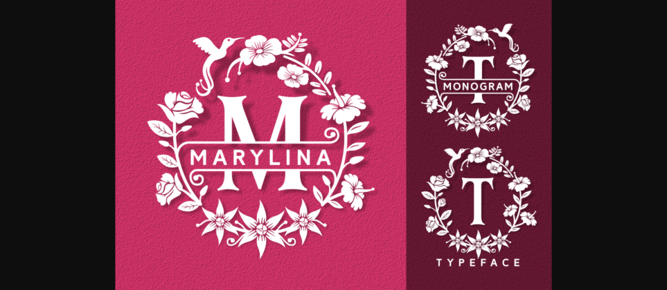 Marylina Font Poster 3