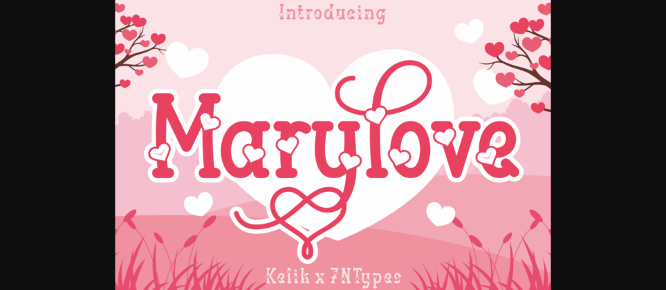 Marylove Font Poster 3