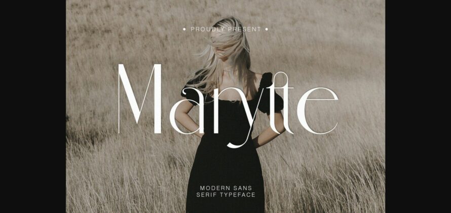 Marytte Font Poster 3