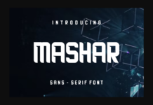 Mashar Font Mashar Font Poster 1