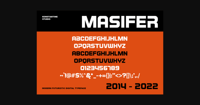 Masifer Font Poster 5
