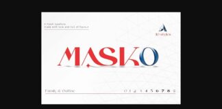 Masko Font Poster 1