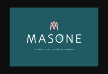 Masone Font Poster 1