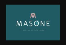 Masone Font Poster 1