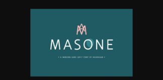 Masone Font Poster 1