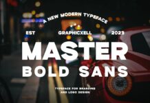 Master Bold Font Poster 1