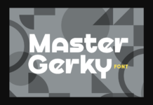 Master Gerky Font Poster 1