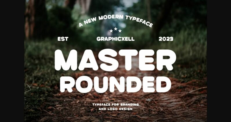 Master Rounded Font Poster 1