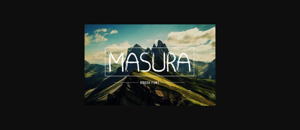 Masura Font Poster 3