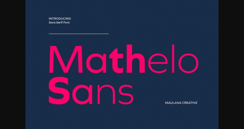 Mathelo Font Poster 3