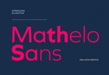 Mathelo Font Poster 1