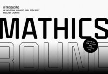 Mathics Round Font Poster 1