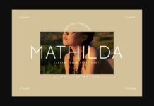 Mathilda Font Poster 1