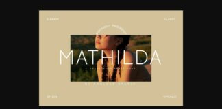 Mathilda Font Poster 1