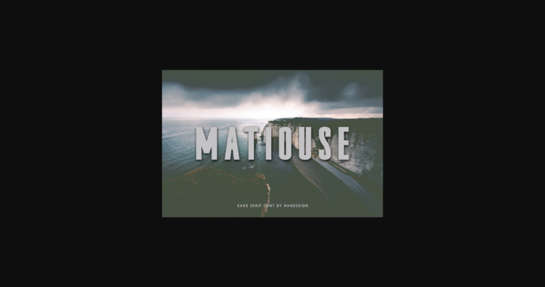 Matiouse Font Poster 3