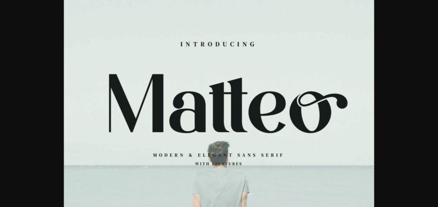 Matteo Font Poster 3