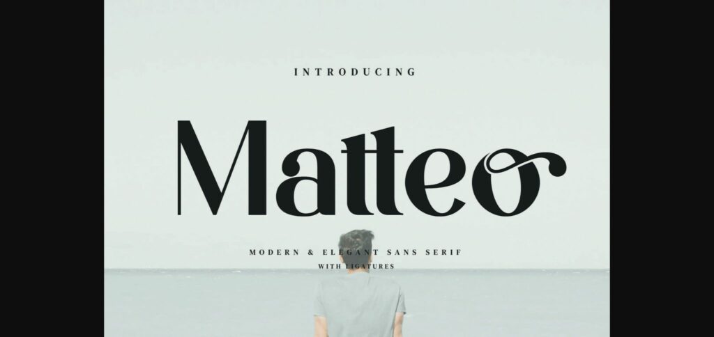 Matteo Font Poster 1