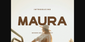 Maura Font Poster 1