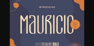 Mauricio Font Poster 1