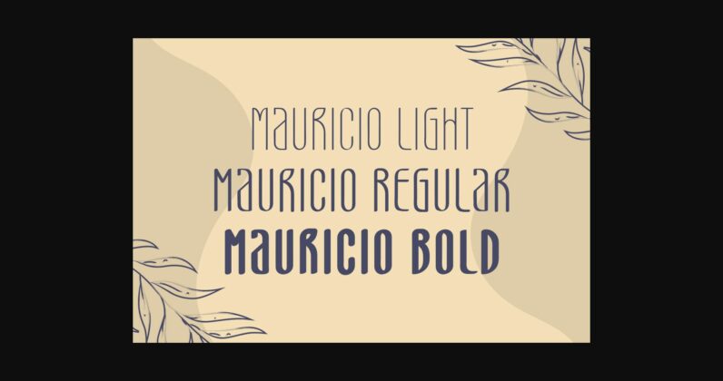 Mauricio Font Poster 8