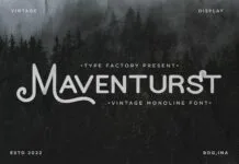 Maventurst Font Maventurst Font Poster 1