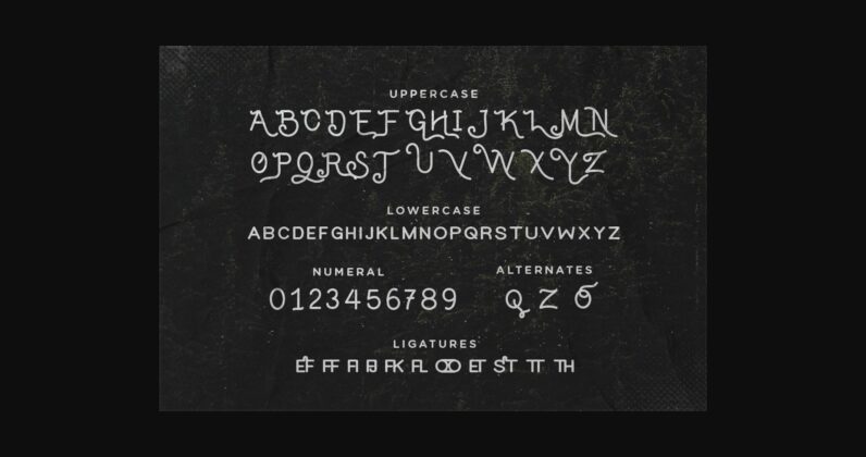 Maventurst Font Poster 4