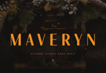Maveryn Font Maveryn Font Poster 1