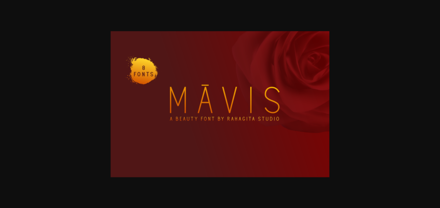 Mavis Font Poster 3