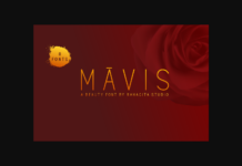 Mavis Font Poster 1