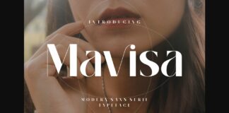 Mavisa Font Poster 1