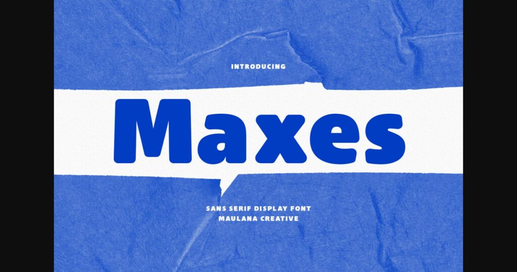 Maxes Font Poster 1