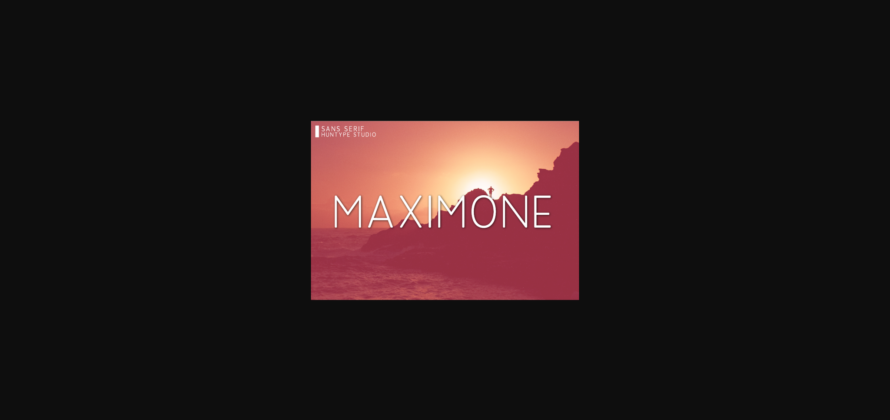 Maximone Font Poster 3