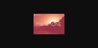 Maximone Font Poster 1