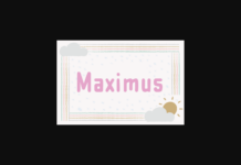 Maximus Font Poster 1