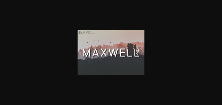 Maxwell Font Poster 3