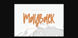 Mayback Font Poster 1