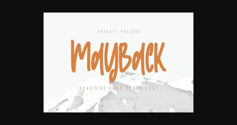 Mayback Font Poster 1