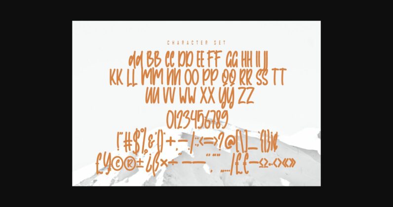 Mayback Font Poster 8