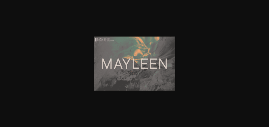 Mayleen Font Poster 3
