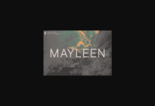 Mayleen Font Poster 1