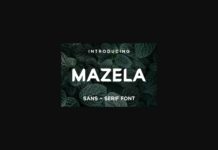 Mazela Font Poster 1