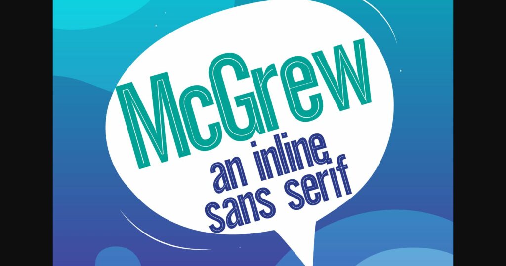 McGrew Font Poster 1