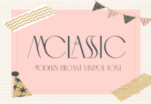 Mclassic Font Poster 1