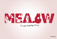 Meaow Font Poster 1