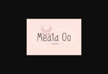 Meata Oo Font Meata Oo Font Poster 1