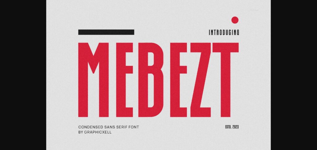 Mebezt Font Poster 1