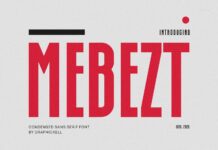 Mebezt Font Poster 1