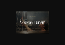 Mecca Lunar Font Poster 1